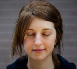 girl meditating